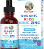 MaryRuth Organics Liquid Zinc Supplements for Immune Support, Immune Support Supplement for Kids, Ages 4-13, Zinc Sulfate, Kids Immune Support, Vegan, USDA Organic, Glycerin Based, 2 Fl Oz