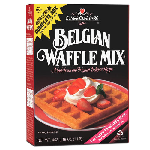 Classique Fare Belgian Waffle Mix, 16 oz