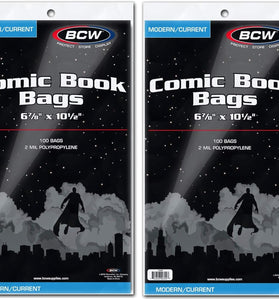 BCW Current Comic Bags - 200 Count