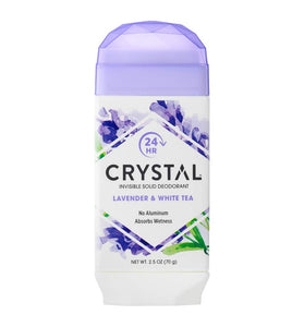 Crystal Aluminum-free Natural Deodorant, Lavender & White Tea, 2.5 Ounce