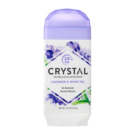 Crystal Aluminum-free Natural Deodorant, Lavender & White Tea, 2.5 Ounce