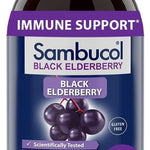 Sambucol Black Elderberry Syrup - Advanced Immune Support Supplement, Sambucus Elderberry Syrup for Kids & Adults, High Antioxidants, Gluten-Free, Vegan, Kosher, Naturally Flavored - 16.9 Fl Oz