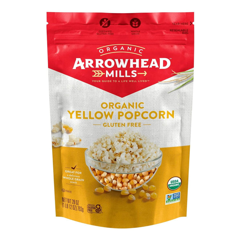 Arrowhead Mills Organic Yellow Popcorn - 28 oz
