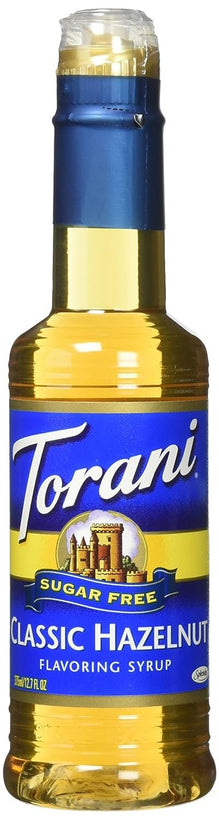 Torani Sugar Free Classic Hazelnut Syrup, 12.7 oz