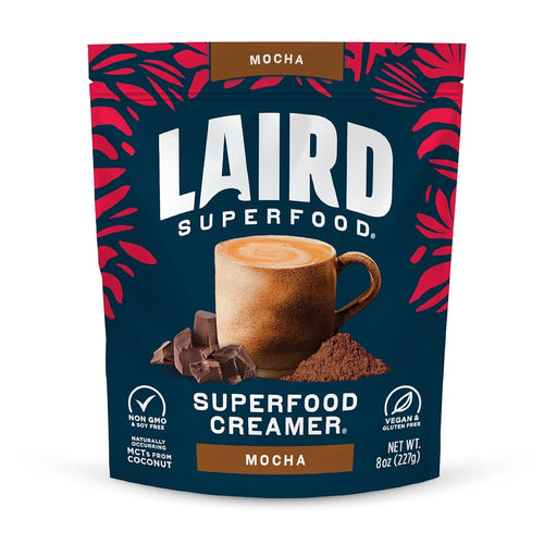 Laird Superfood Mocha Non-Dairy Coffee Creamer, 8 oz