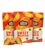 Dried Mango Strips No Sugar Added Healthy Snack Bundle, Unsweetened Sliced Mangoes, One Ingredient Snacks for Adults or Kids, Pack of 3