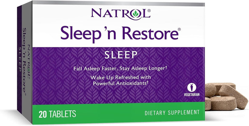 Natrol Sleep N Restore Tablets, 20 Count