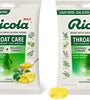 Ricola Max Throat Care Cool Peppermint Large Bags | Cough Suppressant Drops | Dual Action Liquid Center | Soothing Long-Lasting Relief - 34 Count (Pack of 2)
