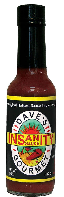Dave's Gourmet Insanity Hot Sauce, The Original Hottest Sauce in the World, 5 Ounce (Pack of 3)