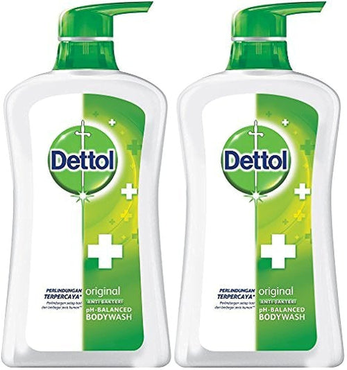 Dettol Anti-Bacterial pH-Balanced Body Wash, Cool, 21.1 oz (Pack of 2)