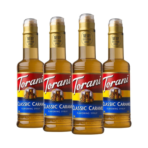 Torani French Vanilla Flavored Drink Syrup, 12.7 fl oz (Pack of 4)