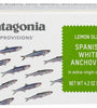 PATAGONIA PROVISIONS Lemon Olive Spanish White Anchovies, 4.2 OZ