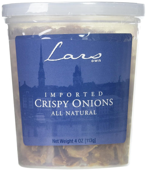Lars Own Imported Crispy Onions, 4 oz (Pack of 3)