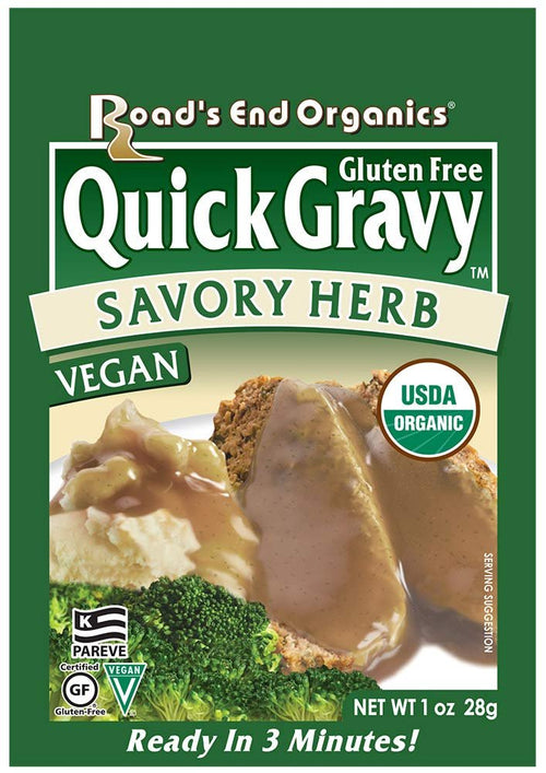 Road's End Organics Savory Herb Organic Gravy Mix, 1 oz (Pack of 12)