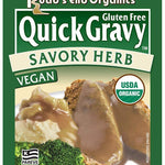 Road's End Organics Gluten Free Savory Herb Gravy, Mix, Organic, 1 Ounce Pouch (Pack of 12)