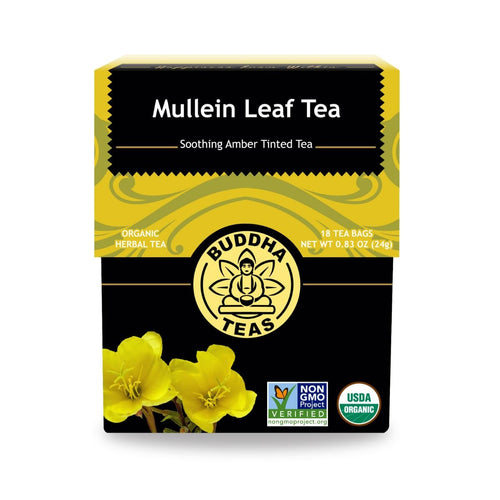 Buddha Teas Organic Mullein Leaf Herbal Tea