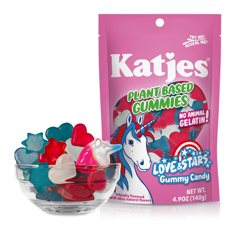 Katjes Plant Based Gummies, 4.9 oz Bags