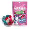 Katjes Love & Stars Plant-Based Gummy Candy, Strawberry, Orange & Cherry, 4.9 oz