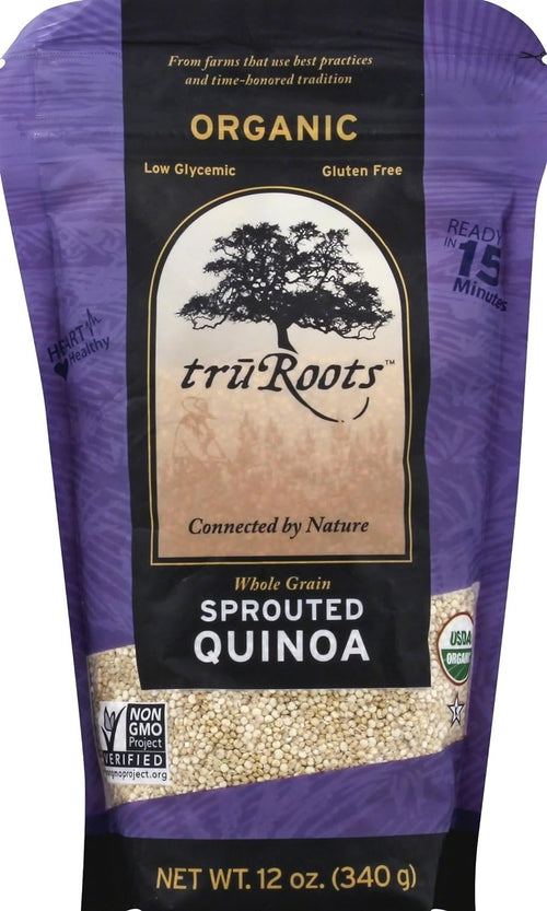 Truroots Organic Sprouted Quinoa, 12 oz