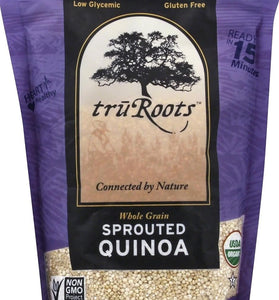 TruRoots Organic Whole Grain Sprouted Quinoa, 12 Ounces