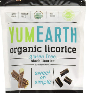 YumEarth Organic Licorice Black 5 Oz 142 G