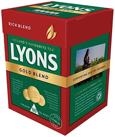 Lyons Gold 80 Tea Bags - Fast