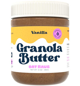 Oat Haus Cookie Dough Granola Butter (Chipless) | Peanut-free, Almond (Tree-Nut) Free, & School-Safe (Top 8 Allergen Free) | Sunflower Seed & Cookie Dough Alternative