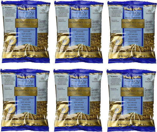 Tinkyada Brown Rice Pasta Shells, Gluten-Free, 16 oz (Pack of 6)