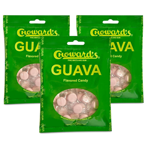 Choward's Guava Hard Candy Mint Bags (Pack of 3)
