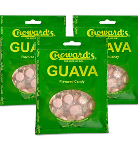 Choward's 3oz Guava Candy Bags 3 Pack | 49 Pieces Individually Wrapped Candy Mints | Delicious Guava Candy Bags | Perfect for Snacks in Lunch Boxes, Pockets, Goodie Bags, and Birthday Parties