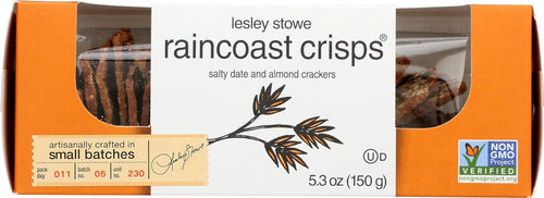Raincoast Crisps Salty Date and Almond Crackers, 5.3 oz