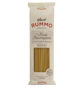 Rummo Italian Pasta Bucatini No.6, Always Al Dente (16 ounce)
