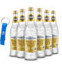 Fever-Tree Premium Indian Tonic Water - Natural & Award-Winning Mixer - Perfect for Cocktails & Soft Drinks - No Artificial Additives, 16.9 fl Oz (Pack of 6) with Pura Parcel Bottle Opener
