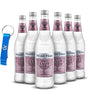 Fever-Tree Premium Club Soda - Natural & Pure Mixer for Cocktails & Mocktails, 16.9oz (Pack of 6) with Pura Parcel Bottle Opener