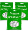 Choward's 3oz Spearmint Candy Bags 3 Pack | 49 Pieces Individually Wrapped Candy Mints | Nostalgic Spearmint Candy Bags | Perfect for Snacks in Lunchboxes, Pockets, Goodie Bags, and Birthday Parties