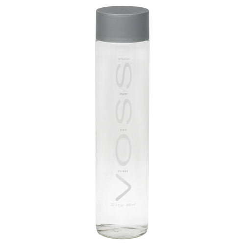 Voss Artesian Water Still, 27.1 fl oz Glass Bottles (Pack of 6)