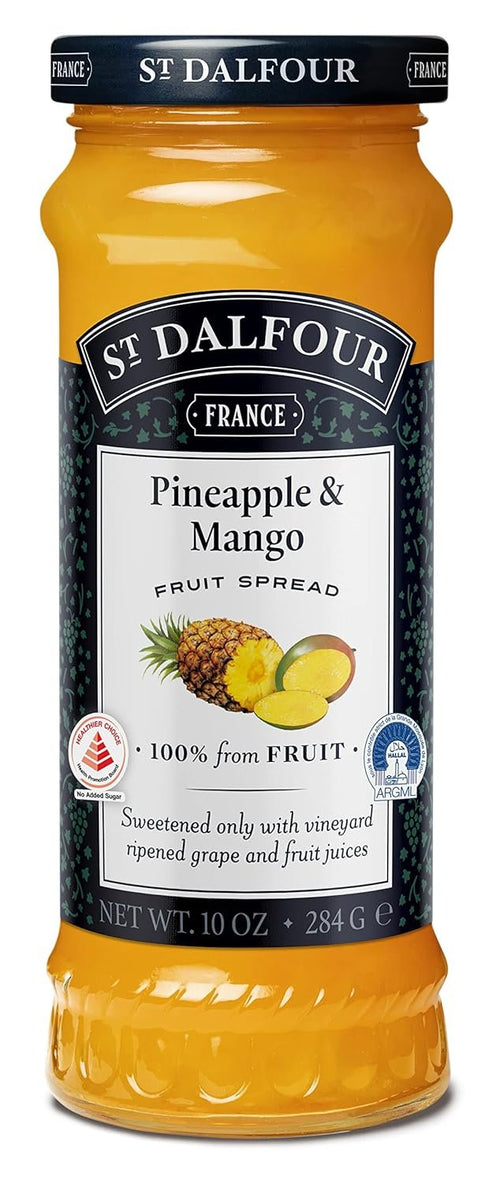 St. Dalfour Pineapple & Mango Fruit Spread, 10 oz