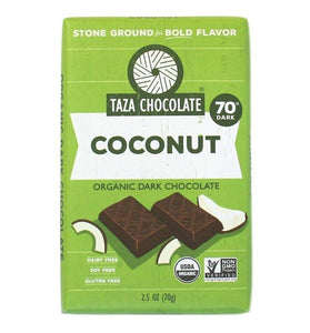 Taza Chocolate Organic Amaze Bar 95% Stone Ground,Vegan