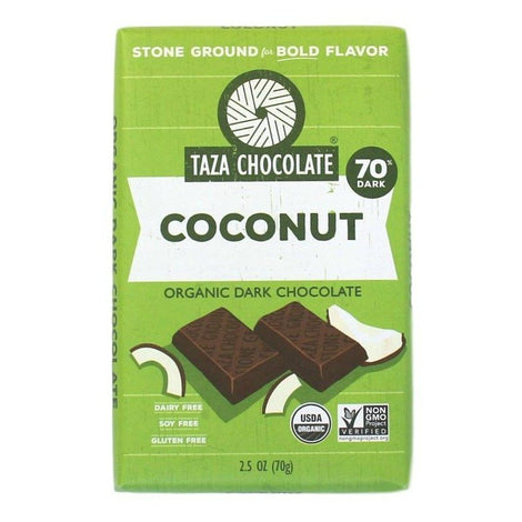 Taza Chocolate Organic Amaze Bar 95% Stone Ground,Vegan
