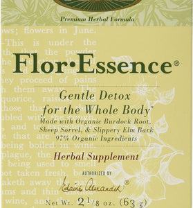 FLORA - FlorEssence Dry Tea Blend, Gentle Detox & Cleanse, 2.2 Oz