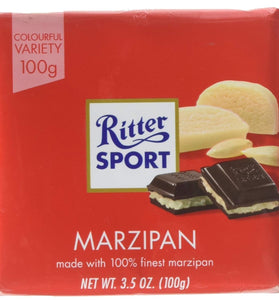 Ritter Sport Marzipan (3 Bars each 100g) - fresh from Germany