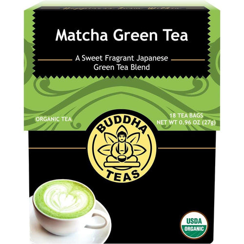Buddha Teas Organic Matcha Green Tea, 18 Tea Bags