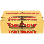 Toblerone Swiss Milk Chocolate Candy Bars with Honey and Almond Nougat, Valentines Day Chocolate Candy, 20 - 3.52 oz Bars
