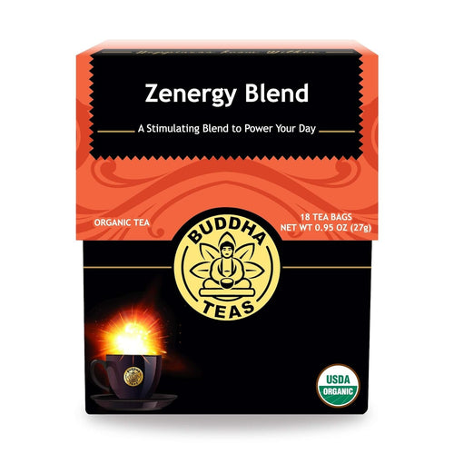 Buddha Teas Zenergy Blend Herbal Tea, 18 Tea Bags