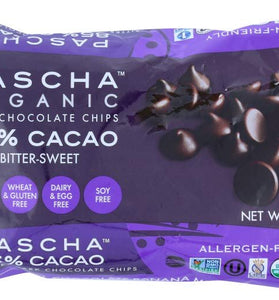 Pascha Chocolate Baking Chip, 85% Caca, 8.8 oz