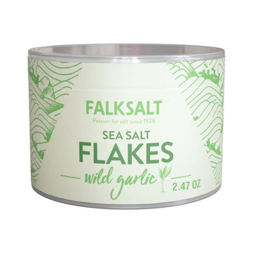 Falksalt Wild Garlic Sea Salt Flakes, 2.47 oz