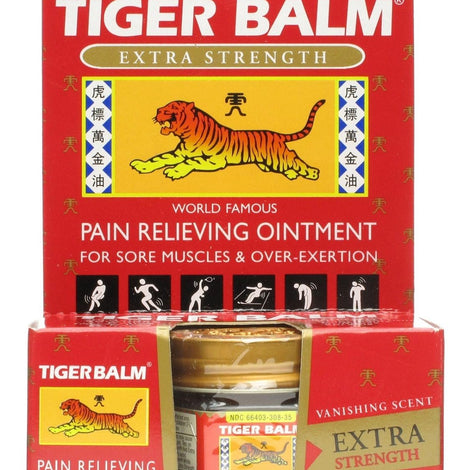Tiger Balm Red Extra Strength Ointment, 18 Gram - 6 per case.