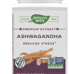 Nature's Way Ashwagandha Reduces Stress* Adaptogenic* Vegan 60 Capsules