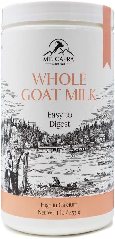 Mt. Capra Whole Goat Milk Powder, 1 lb