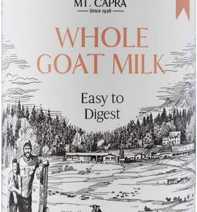 Whole Goat Milk by Mt. Capra | A Whole Goat Milk Powder from Non-GMO, Grass-fed Goats, Creamy, Great Tasting, Easy to Digest, A2 Milk - 1 pound